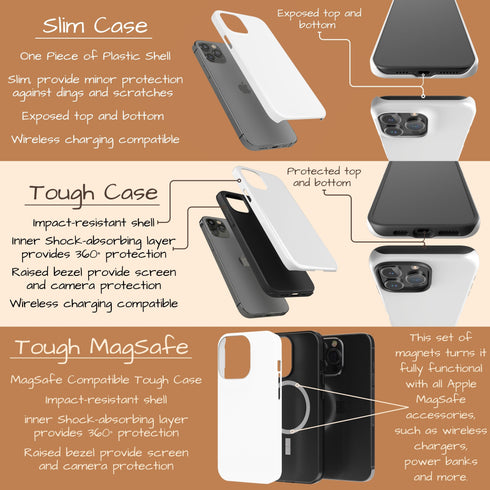 Boho Leopard 3D Initials iPhone Case